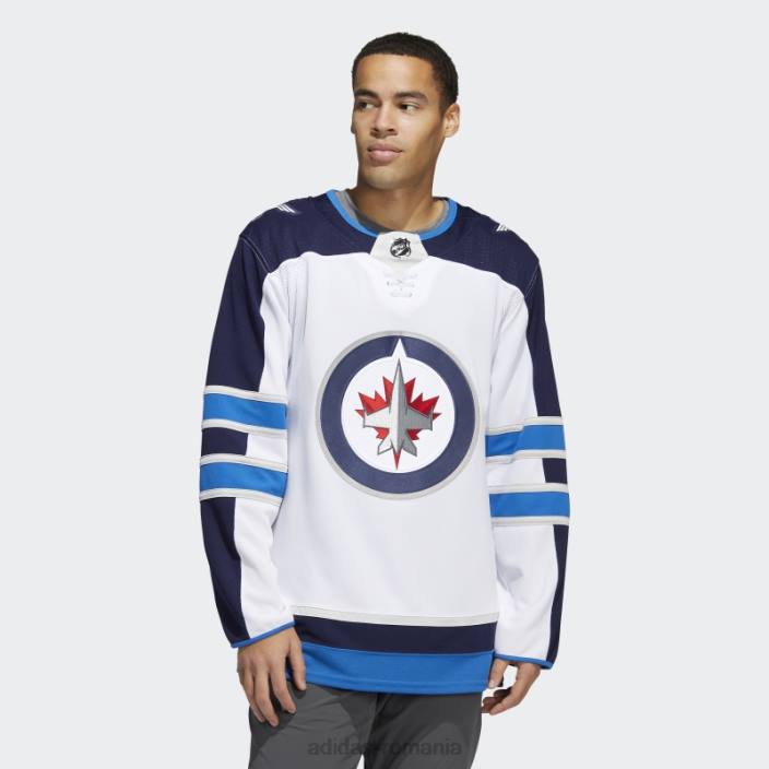 Adidas alb jetează departe tricou autentic profesional bărbați alb 2JBN5974