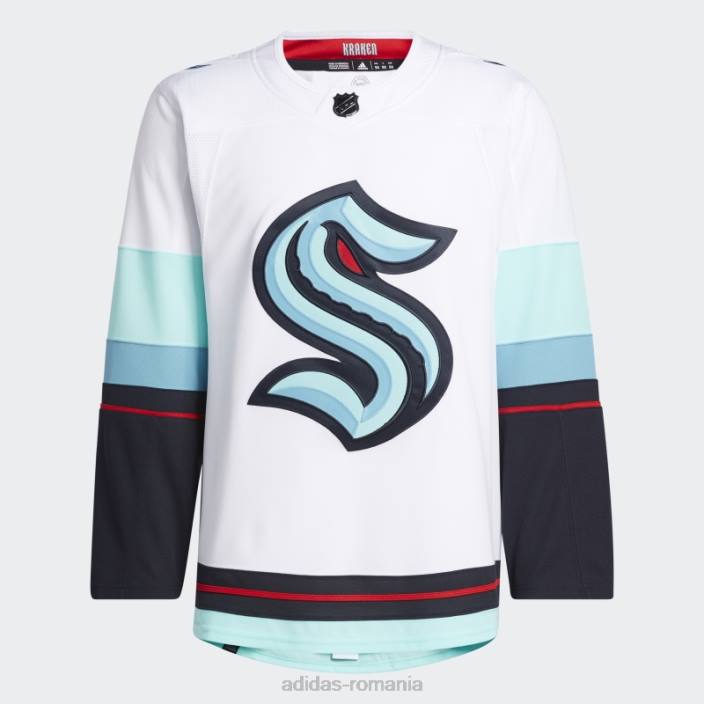 Adidas alb kraken away tricou autentic adidas bărbați alb 2JBN7509