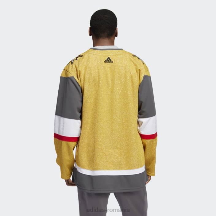 Adidas auriu metalic golden knights home tricou autentic adidas bărbați aur metalic 2JBN5697