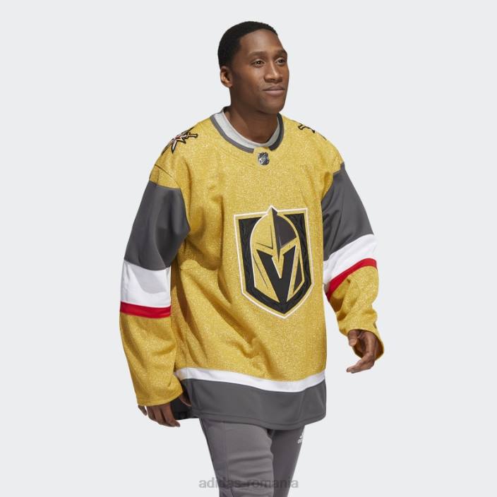 Adidas auriu metalic golden knights home tricou autentic adidas bărbați aur metalic 2JBN5697