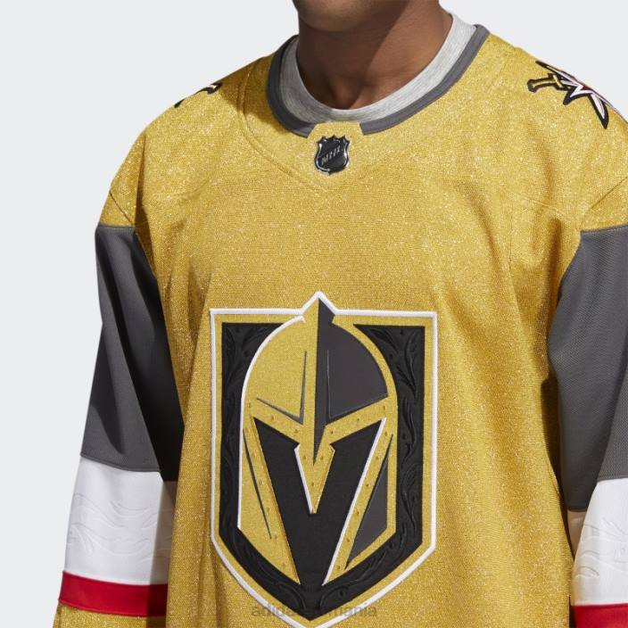 Adidas auriu metalic golden knights home tricou autentic adidas bărbați aur metalic 2JBN5697