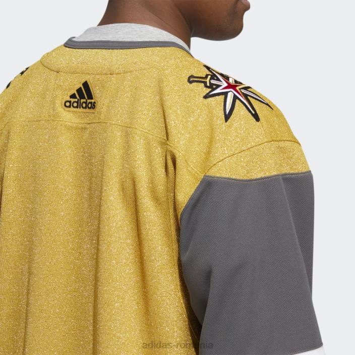 Adidas auriu metalic golden knights home tricou autentic adidas bărbați aur metalic 2JBN5697