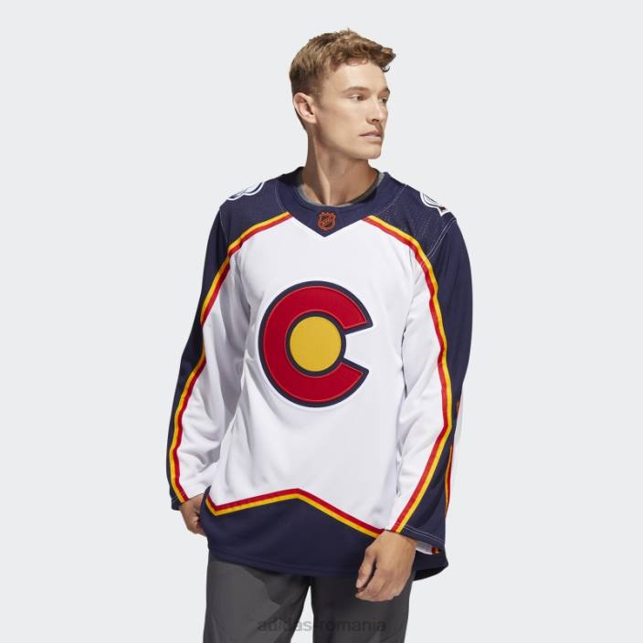 Adidas avalanșă alb tricou cu semnătură retro reversă autentică adidas bărbați alb 2JBN6543