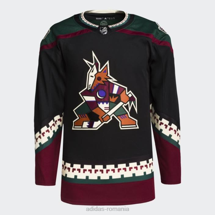 Adidas coyotes home tricou autentic negru bărbați negru 2JBN6506