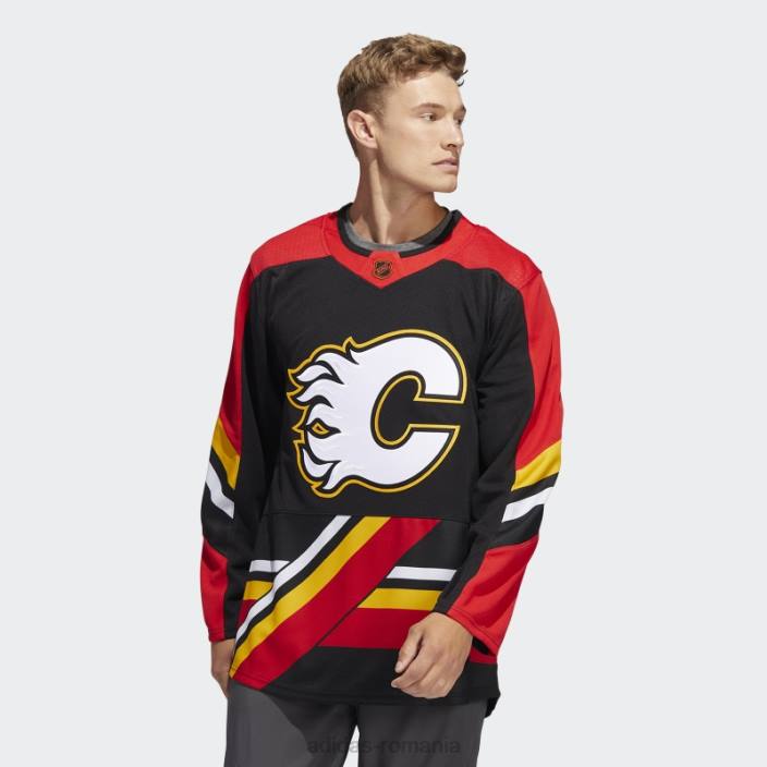 Adidas flames authentic revers retro wordmark tricou negru bărbați negru 2JBN6356