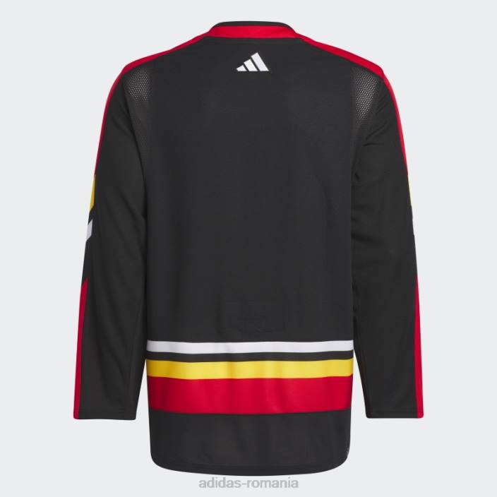 Adidas flames authentic revers retro wordmark tricou negru bărbați negru 2JBN6356