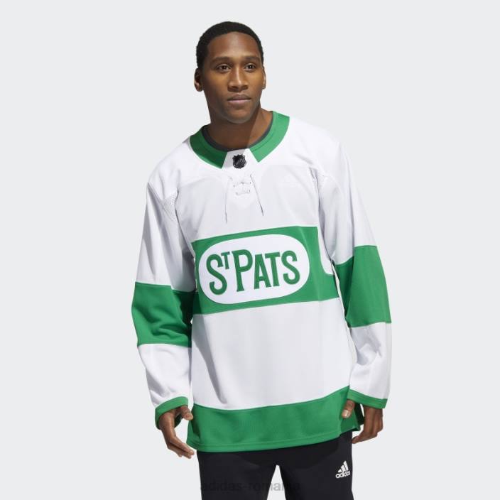 Adidas maple leafs st pats jerseu alb bărbați alb 2JBN5864