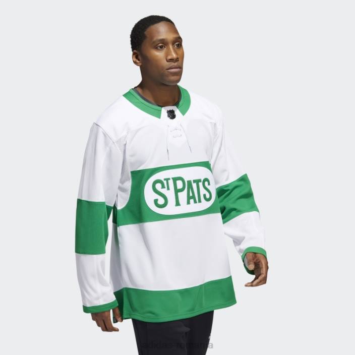 Adidas maple leafs st pats jerseu alb bărbați alb 2JBN5864