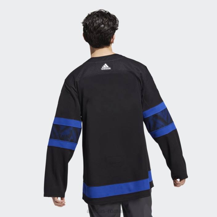 Adidas negru autentic reversibil Toronto Maple Leafs x Drew House tricou alternativ fierbinte bărbați negru 2JBN6823