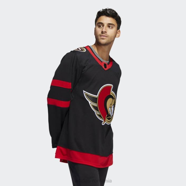 Adidas negru senatori acasă tricou autentic adidas bărbați negru 2JBN5865