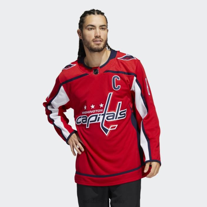 Adidas red capitals ovechkin home tricou autentic adidas bărbați roșu 2JBN6189