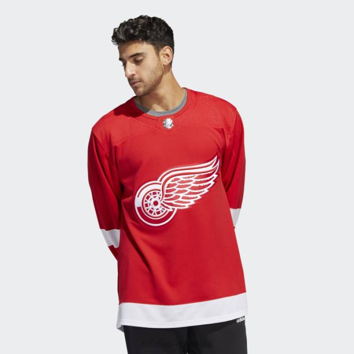 Adidas red red wings home tricou autentic adidas bărbați roșu 2JBN6171