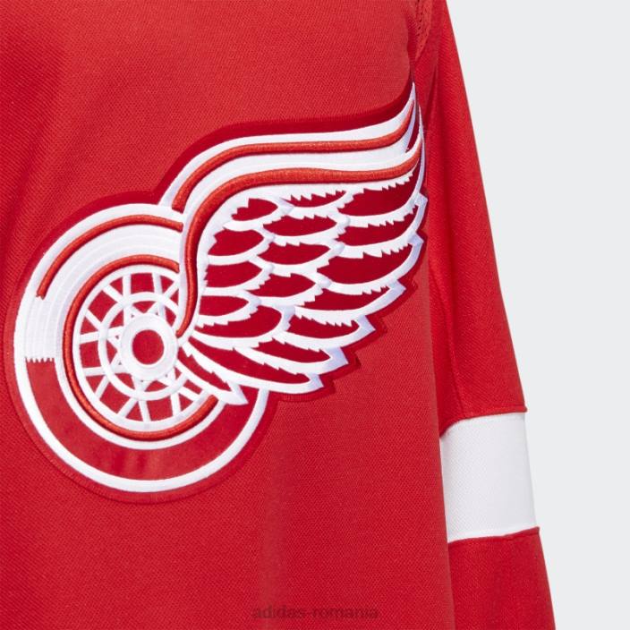 Adidas red red wings home tricou autentic adidas bărbați roșu 2JBN6171