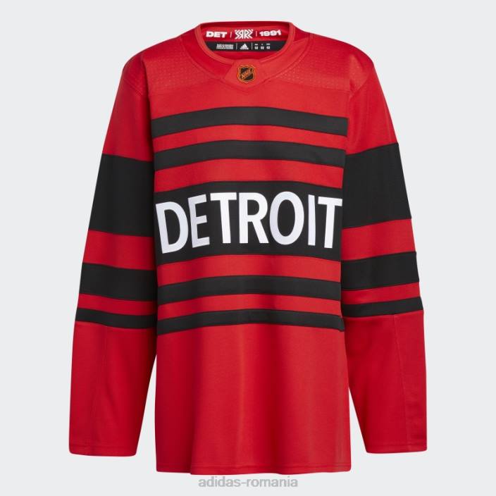 Adidas roșu, roșu, aripi roșii, tricou cu semn de cuvânt retro revers autentic bărbați roșu 2JBN6617