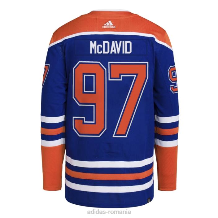 Adidas royal 08 ccm-sld oilers mcdavid home tricou autentic bărbați regal 08 ccm-sld 2JBN5608