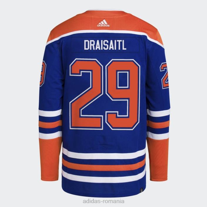 Adidas royal oilers draisaitl home tricou autentic bărbați regal/nhl-eoi-5av-1 2JBN7511