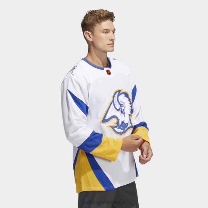 Adidas sabii albe tricou autentic revers cu semnificație retro bărbați alb 2JBN7558
