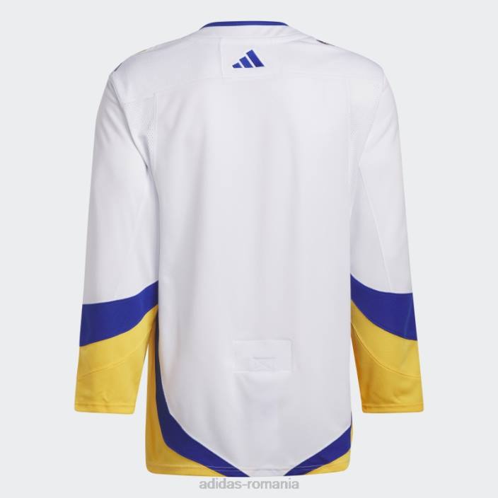 Adidas sabii albe tricou autentic revers cu semnificație retro bărbați alb 2JBN7558