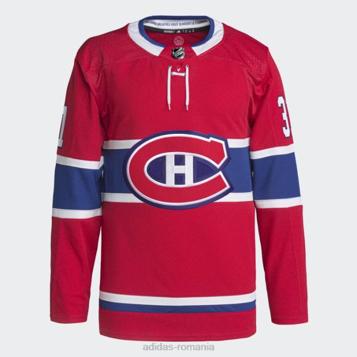 Adidas tricou aeroready de hochei pe gheață canadieni roșu bărbați canadiens red/nhl-mca-508 2JBN6830
