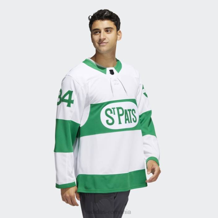 Adidas tricou alb auston matthews toronto st pats adidas bărbați alb/nhl-tml-5m4/kelly green 2JBN5559