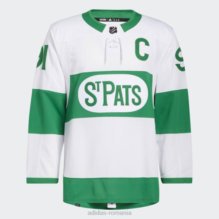 Adidas tricou alb john tavares toronto st pats bărbați alb 2JBN5627