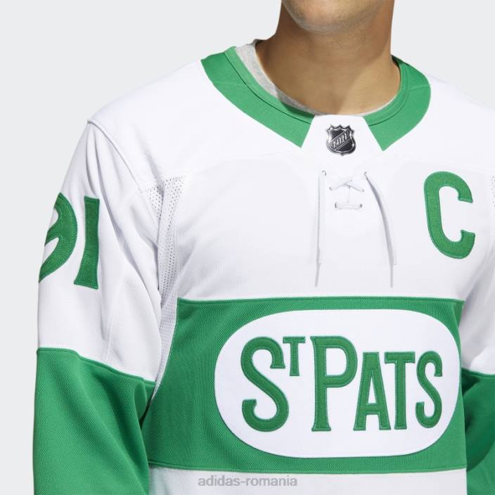Adidas tricou alb john tavares toronto st pats bărbați alb 2JBN5627