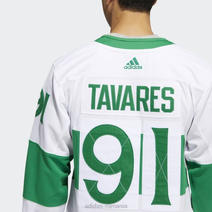 Adidas tricou alb john tavares toronto st pats bărbați alb 2JBN5627