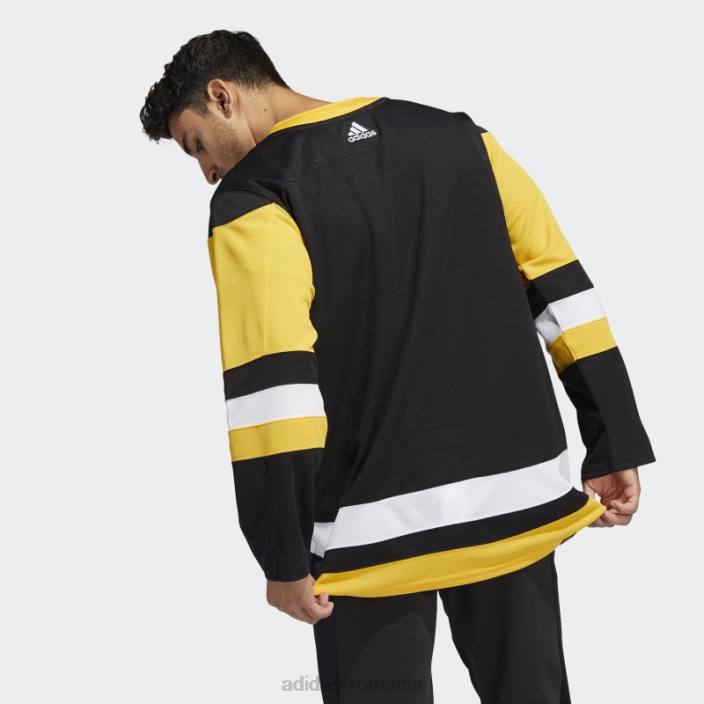 Adidas tricou autentic pinguini negri acasă bărbați negru 2JBN5992