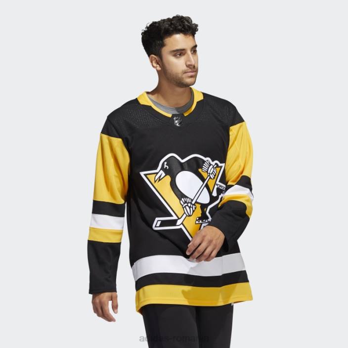 Adidas tricou autentic pinguini negri acasă bărbați negru 2JBN5992