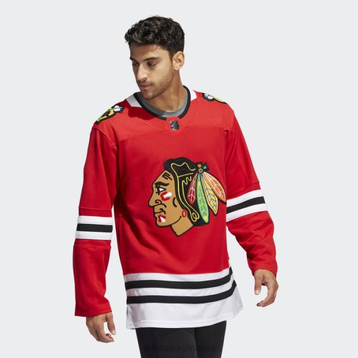 Adidas tricou autentic roșu Blackhawks acasă bărbați roșu 2JBN5531
