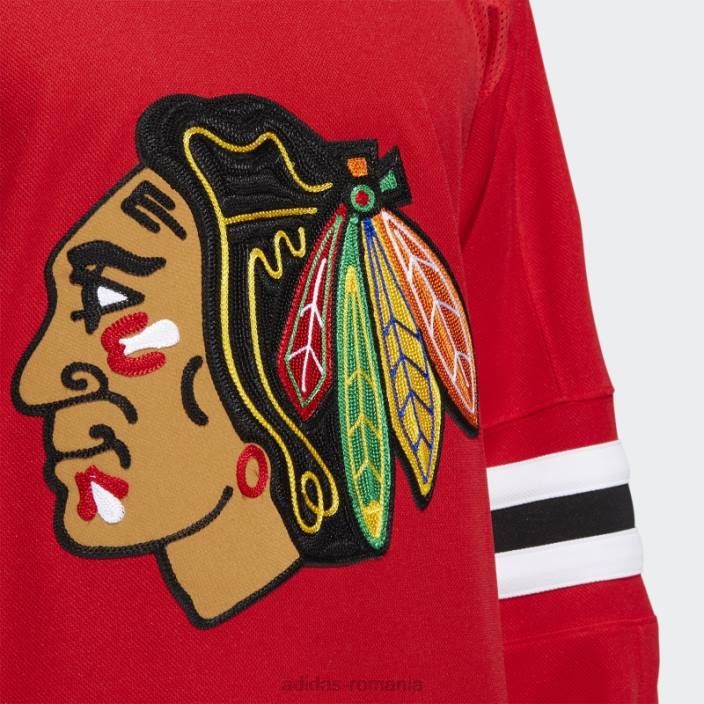 Adidas tricou autentic roșu Blackhawks acasă bărbați roșu 2JBN5531