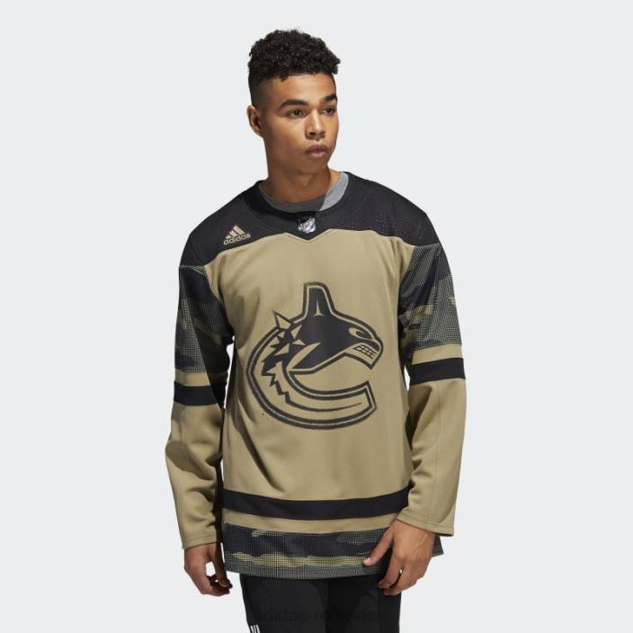 Adidas tricou camo canucks orbit green bărbați orbita verde 2JBN6575