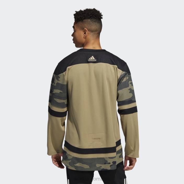 Adidas tricou camuflat canadiens orbit green bărbați orbita verde 2JBN6682