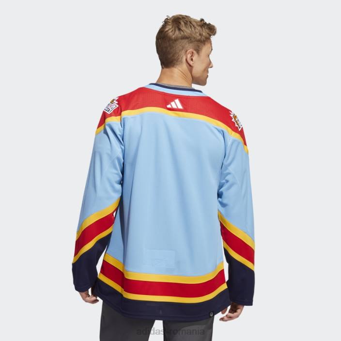 Adidas tricou cu semn de cuvânt retro revers autentic Panthers, albastru deschis 10 bărbați albastru cer 10 2JBN6818