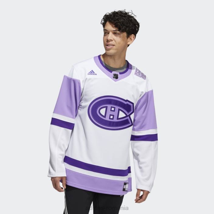 Adidas tricou de hochei alb canadiens luptă împotriva cancerului adidas bărbați alb 2JBN6951
