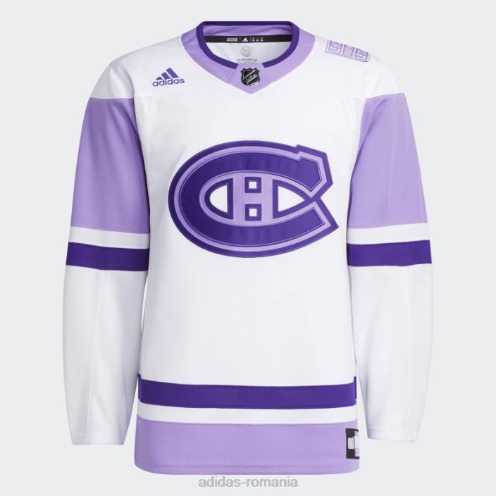 Adidas tricou de hochei alb canadiens luptă împotriva cancerului adidas bărbați alb 2JBN6951