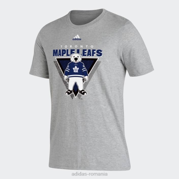 Adidas tricou maple leafs gri mediu bărbați gri mediu/nhl-tml-522 2JBN6139
