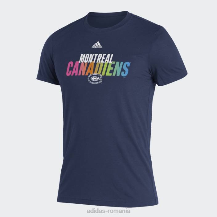 Adidas tricou mel canadiens bleumarin bărbați bleumarin mel/nhl-mca-508 2JBN6017