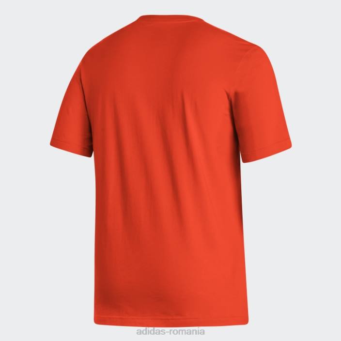 Adidas tricou portocaliu pentru jucători de joc adidas bărbați portocaliu/nhl-eoi-504 2JBN5979