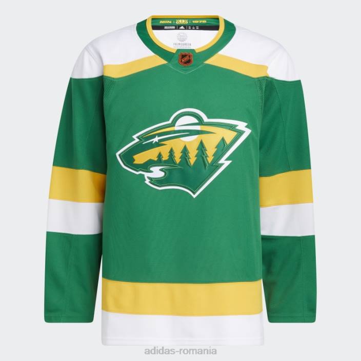 Adidas verde mediu sălbatic autentic revers retro logomark tricou adidas bărbați verde mediu 2JBN6753