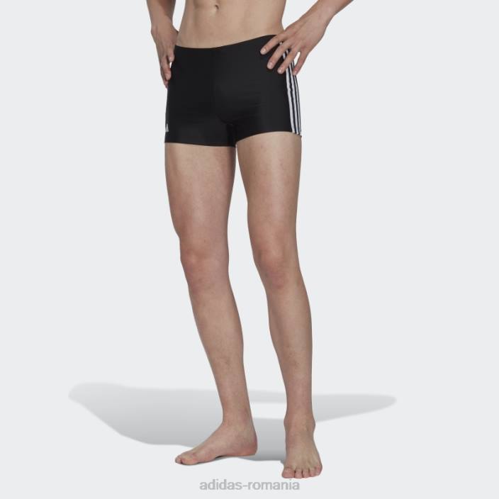 Adidas boxeri de înot clasici cu 3 dungi negri adidas bărbați alb negru 2JBN13476