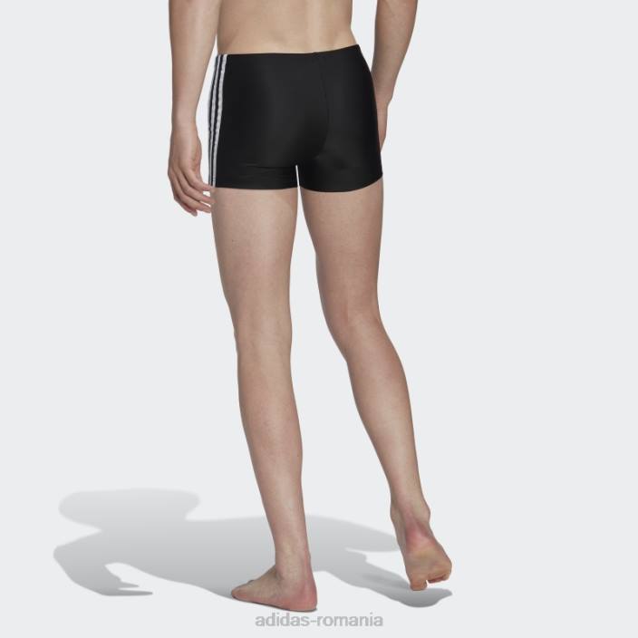 Adidas boxeri de înot clasici cu 3 dungi negri adidas bărbați alb negru 2JBN13476