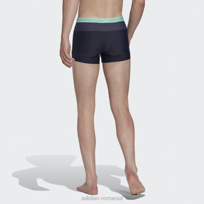 Adidas boxeri de înot colorblock adidas bărbați cerneală/mentă 2JBN14067