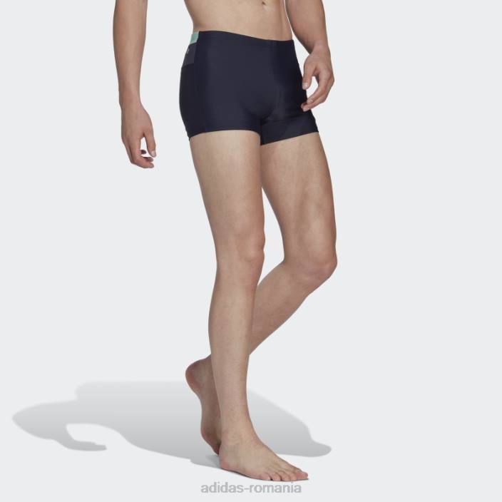 Adidas boxeri de înot colorblock adidas bărbați cerneală/mentă 2JBN14067