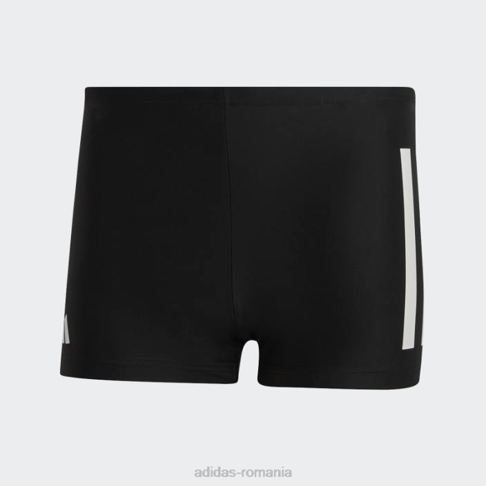 Adidas boxeri de înot negri îndrăzneți cu 3 dungi bărbați alb negru 2JBN13834