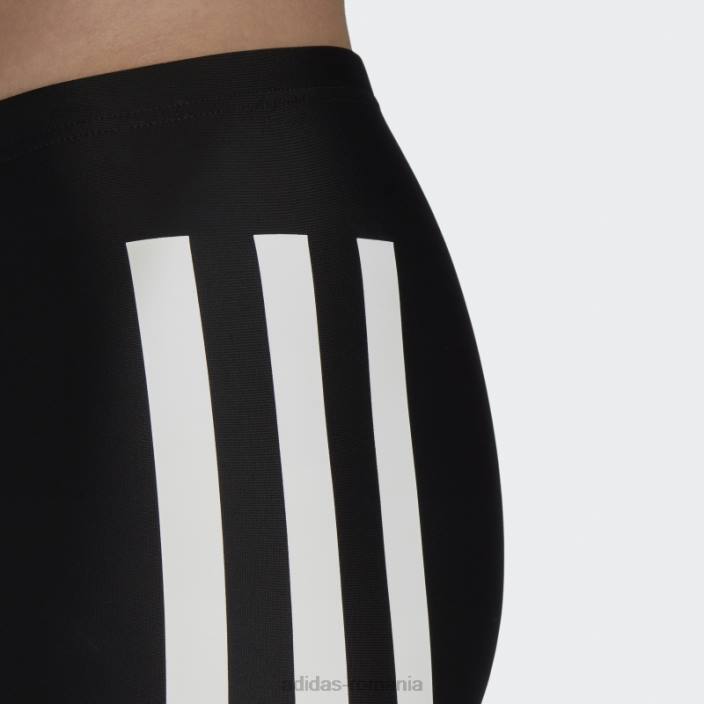 Adidas boxeri de înot negri îndrăzneți cu 3 dungi bărbați alb negru 2JBN13834