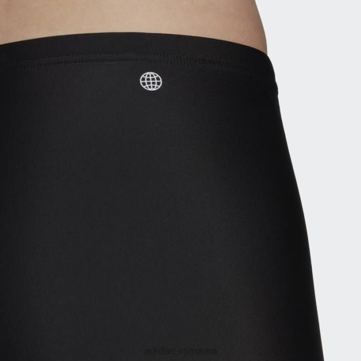 Adidas boxeri de înot negri îndrăzneți cu 3 dungi bărbați alb negru 2JBN13834