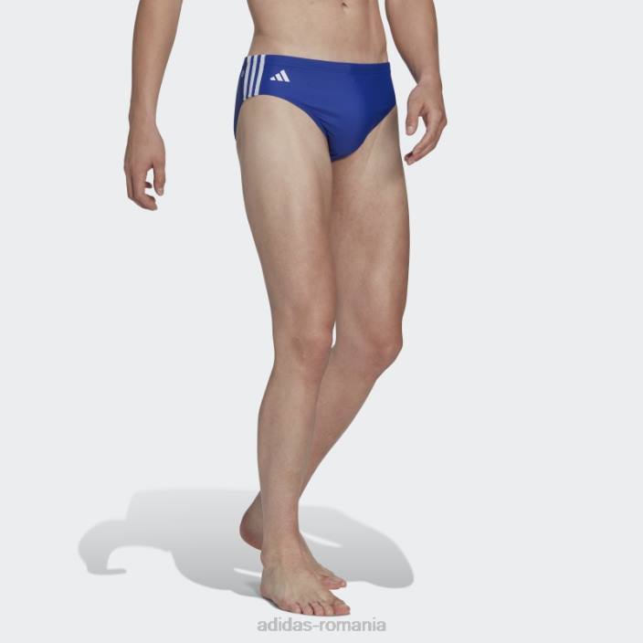Adidas costum de baie clasic albastru cu 3 dungi bărbați albastru alb 2JBN13222