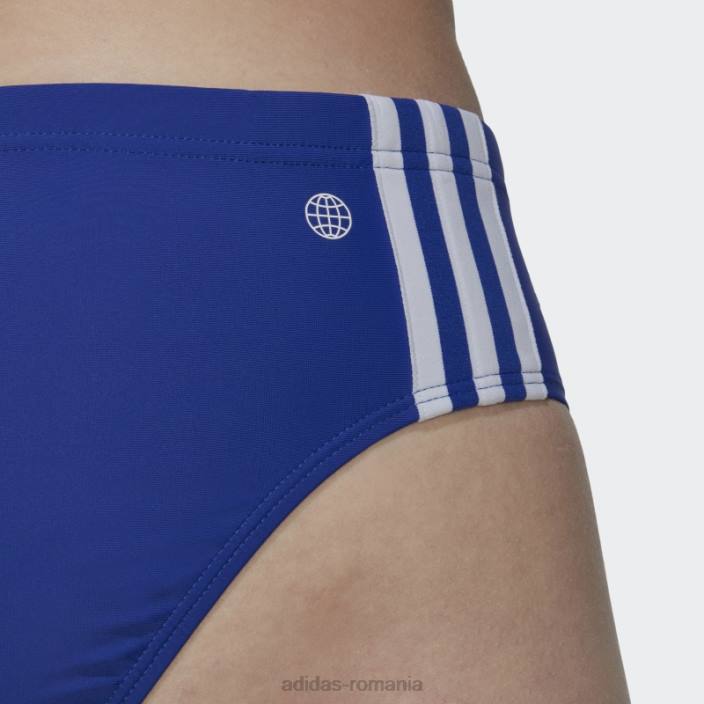 Adidas costum de baie clasic albastru cu 3 dungi bărbați albastru alb 2JBN13222