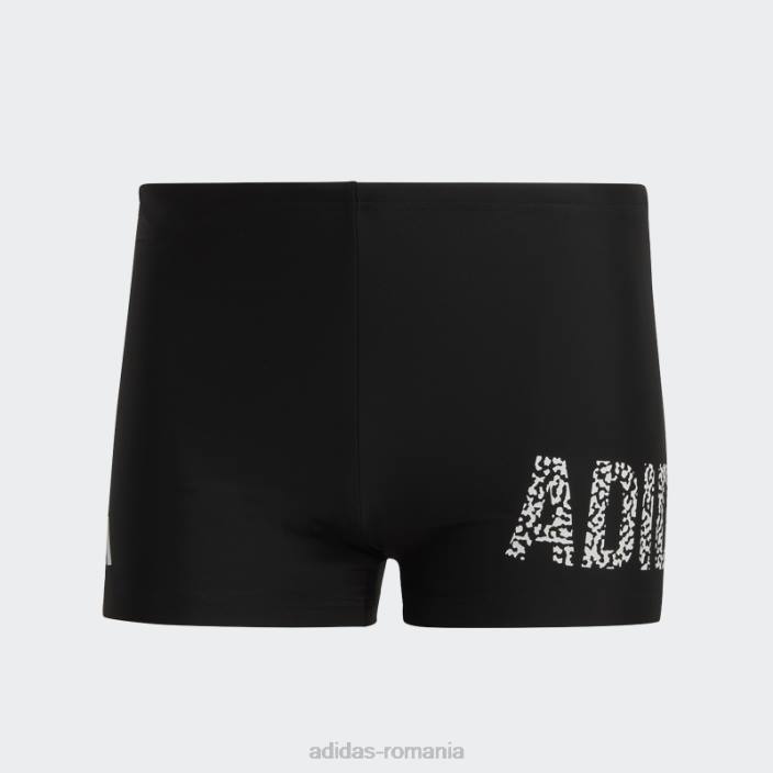 Adidas formularea boxeri de înot negri bărbați alb negru 2JBN6409